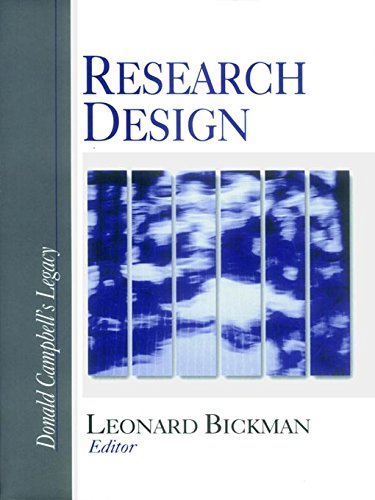 Research Design  Donald Campbell's Legacy