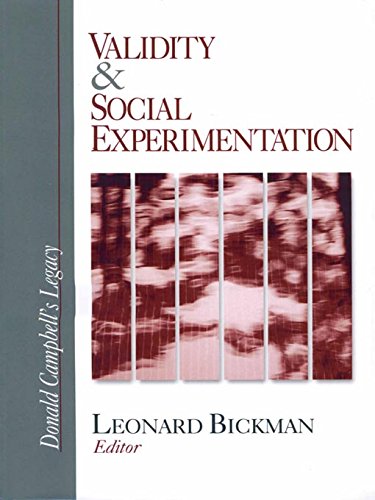Validity and Social Experimentation  Donald Campbell's Legacy
