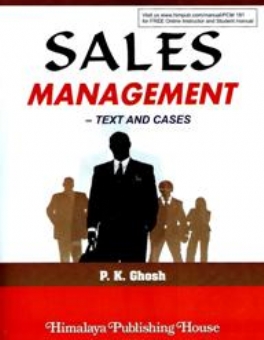Sales Management  (Text and Cases)
