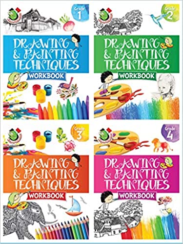 DRAWING AND PAINTING TECHNIQUES (SET OF 4 BOOKS)